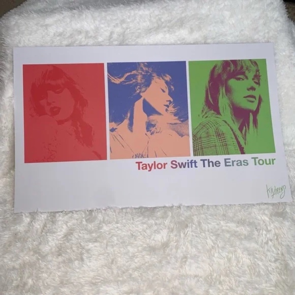 Taylor Swift Eras Tour Poster Official VIP Merchandise
